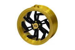 Zawieszka Slide Felga 07 Gold-Black 70mm Brelok Bombka Świąteczna największy sklep tuningowy w Polsce!