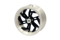 Zawieszka Slide Felga 07 White-Black 70mm Brelok Bombka Świąteczna największy sklep tuningowy w Polsce!