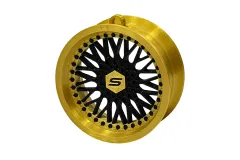Zawieszka Slide Felga 10 Gold-Black 70mm Brelok Bombka Świąteczna największy sklep tuningowy w Polsce!