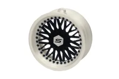 Zawieszka Slide Felga 10 White-Black 70mm Brelok Bombka Świąteczna największy sklep tuningowy w Polsce!