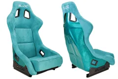 Fotel sportowy SLIDE KS2 Premium Sea-Blue Welur & Sea-Blue Glitter największy sklep tuningowy w Polsce!