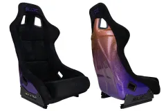 Fotel sportowy SLIDE KS2 Premium Black Welur & Gradient Glitter największy sklep tuningowy w Polsce!