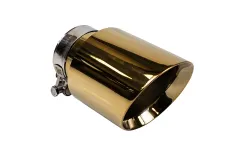 Końcówka tłumika 101mm wejście 76mm Gold największy sklep tuningowy w Polsce!