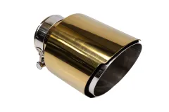 Końcówka tłumika 114mm wejście 76mm Gold Silver największy sklep tuningowy w Polsce!