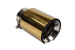 Końcówka tłumika 101mm wejście 76mm Gold Silver największy sklep tuningowy w Polsce!