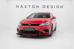 Hybrydowy Splitter Przedni Racing VW Golf 7 R / R-Line Facelift Maxton największy sklep tuningowy w Polsce!