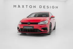 Splitter Przedni V.3 Volkswagen Golf R / R-Line Mk7 Facelift Maxton największy sklep tuningowy w Polsce!