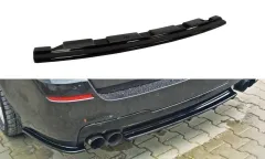 Splitter Tylny BMW 5 M-Pack Sedan/Touring F10/F11 - Without Vertical Bars (2 podwójne końcówki wydechu) Maxton największy sklep tuningowy w Polsce!