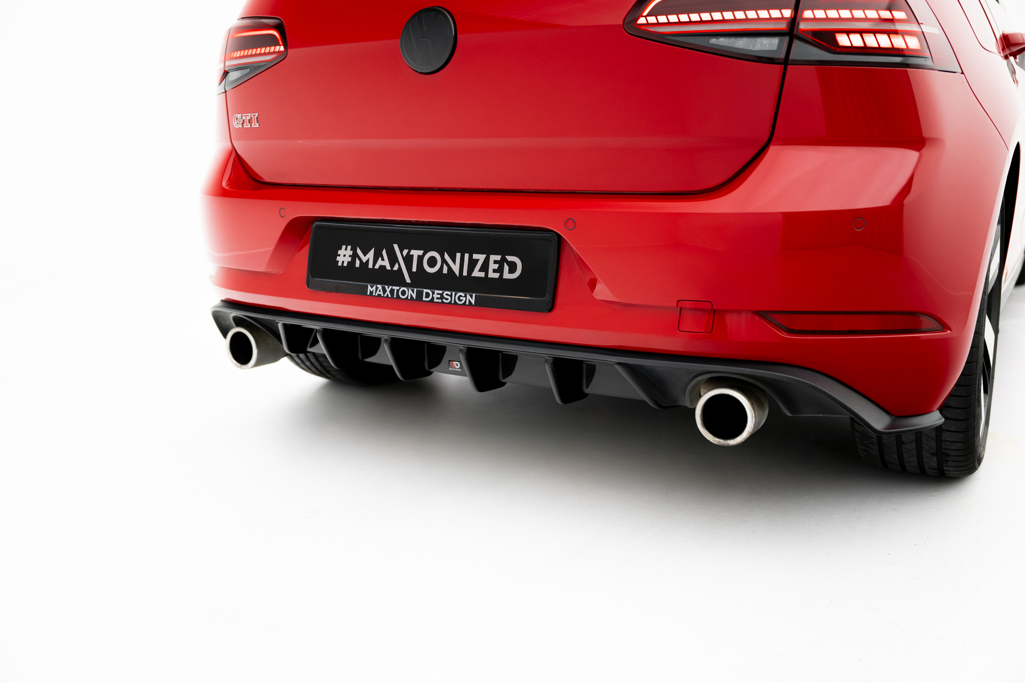 Tylna dokładka VW GOLF VII GTI FACELIFT Maxton największy sklep tuningowy w Polsce!