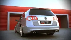 Zderzak Tylny Spoiler VW Passat B6 ( R-Line Look ) 2 Wydechy Maxton największy sklep tuningowy w Polsce!