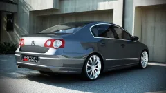 Zderzak Tylny Spoiler VW Passat B6 (r-line Look) Saloon Maxton największy sklep tuningowy w Polsce!