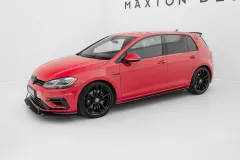 Dokładki Progów Racing VW Golf 7 R / R-Line Facelift Maxton największy sklep tuningowy w Polsce!