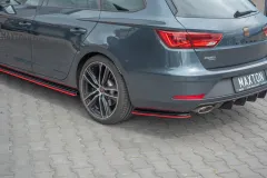 Splittery Tylne Boczne V.4 Seat Leon Cupra Mk3 FL Sportstourer Maxton największy sklep tuningowy w Polsce!