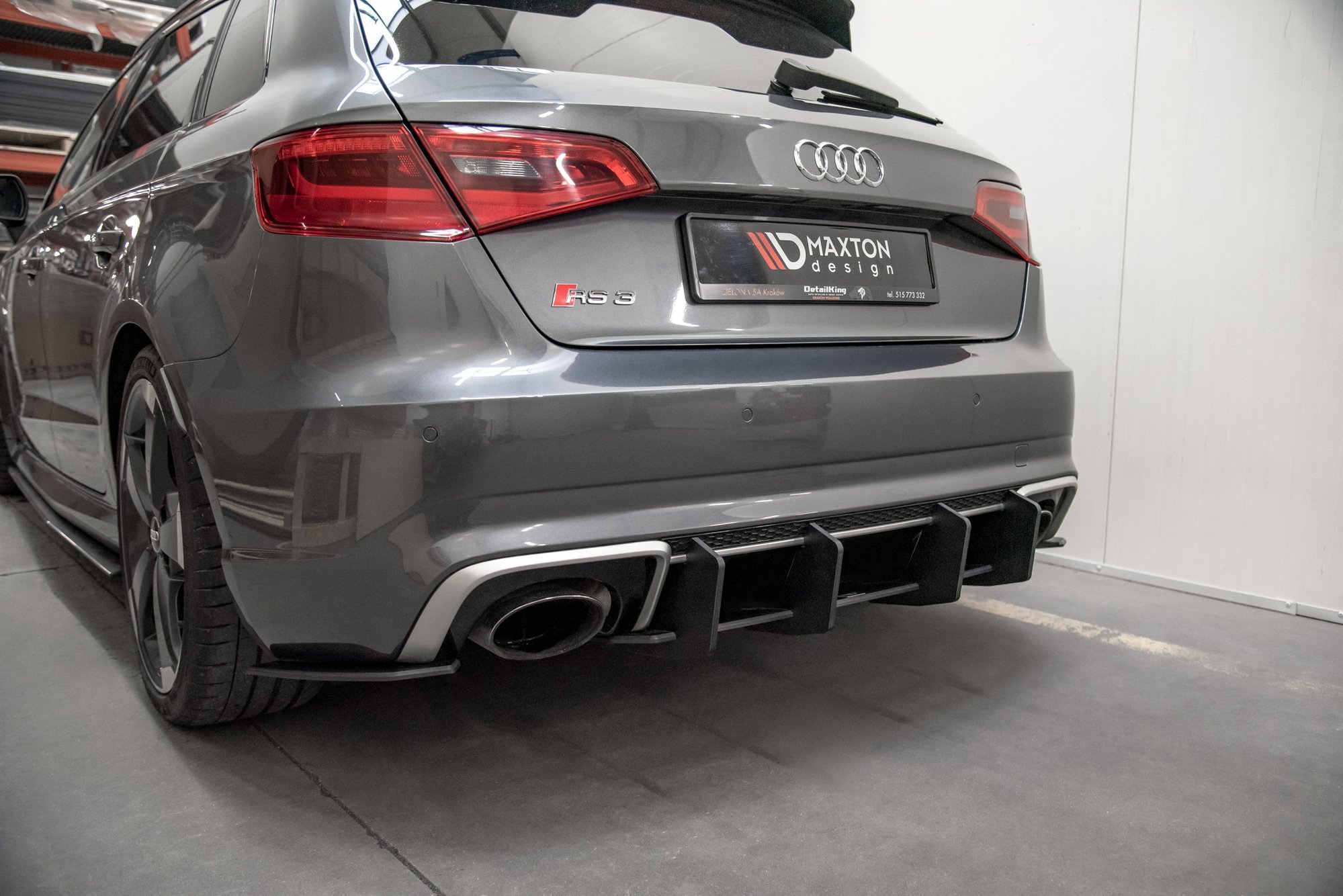 Dyfuzor Tylny Street Pro V.2 Audi RS3 8V Sportback Maxton największy sklep tuningowy w Polsce!