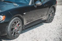 Dokładki Progów Abarth 124 Spider  Maxton największy sklep tuningowy w Polsce!