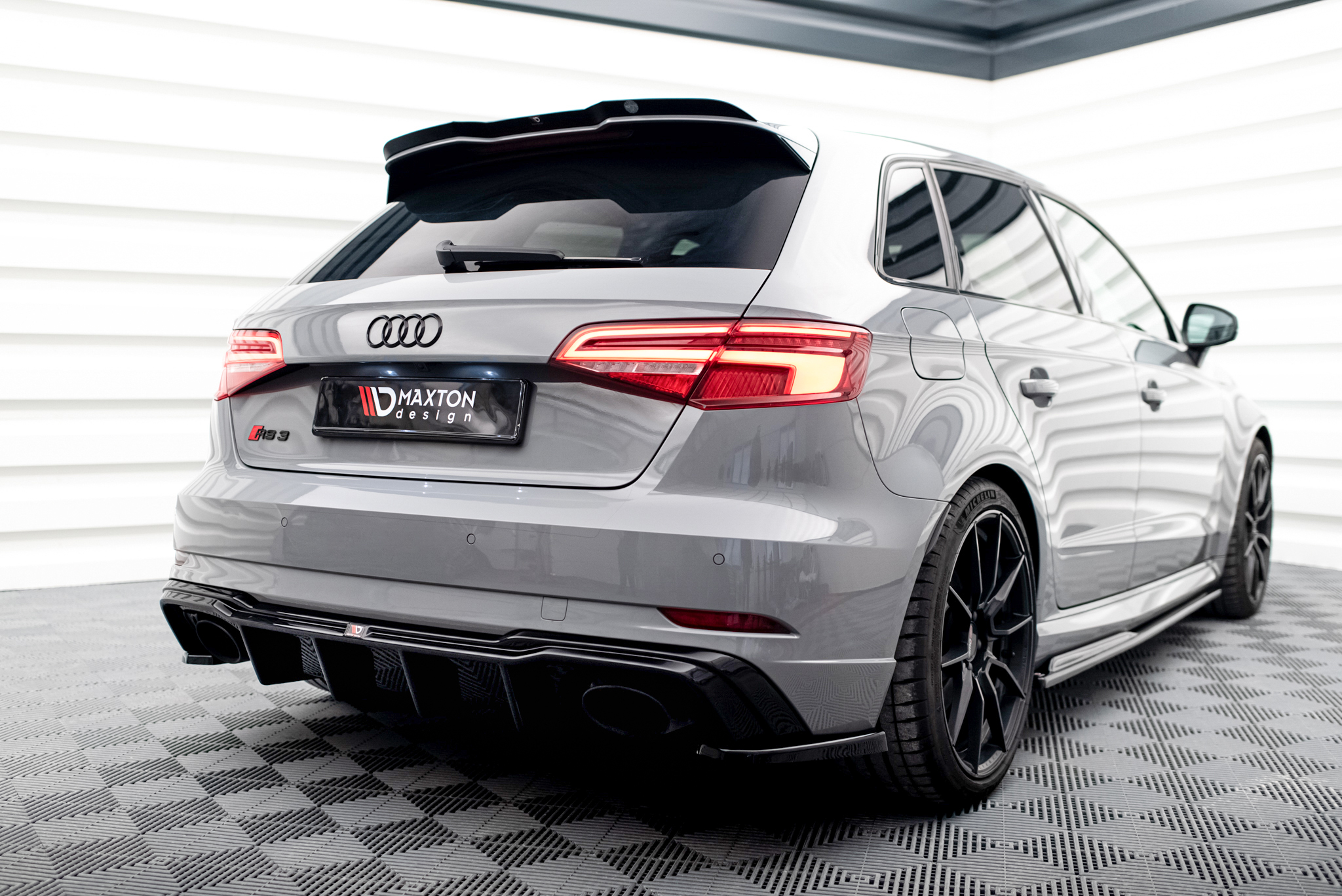 Dokładka Tylna V.2 Audi RS3 8V Sportback Facelift Maxton największy sklep tuningowy w Polsce!