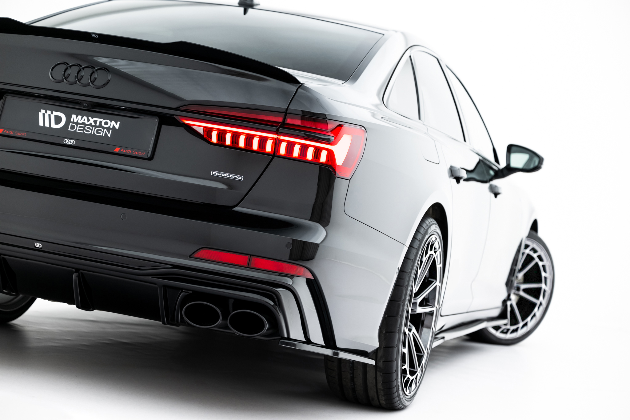 Splittery Tylne Boczne Audi A6 S-Line / S6 C8 / C8 Facelift Maxton największy sklep tuningowy w Polsce!