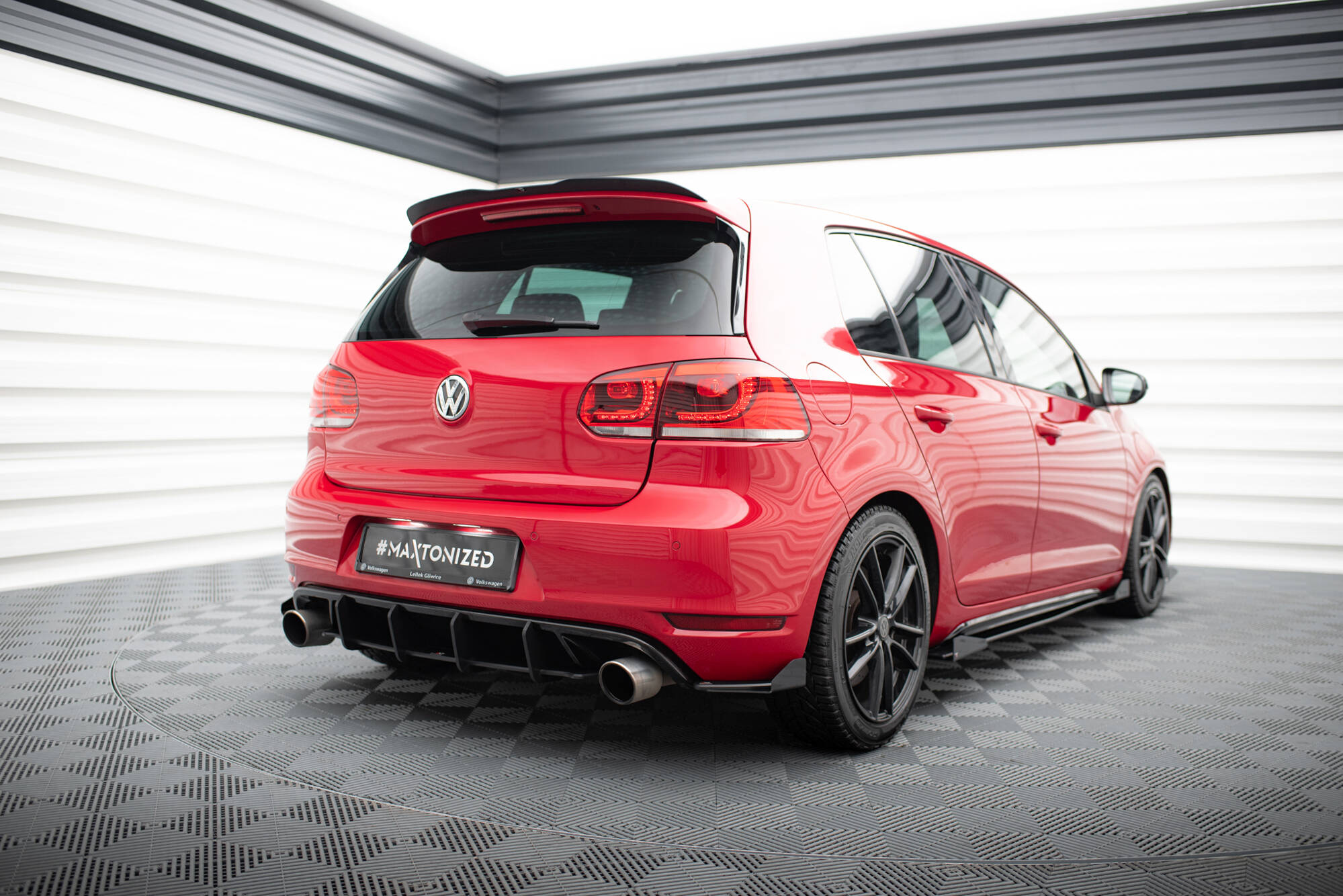 Dyfuzor Tylny Street Pro V.2 Volkswagen Golf GTI MK6 Maxton największy sklep tuningowy w Polsce!