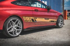 Dokładki progów Street Pro+ Flapsy Mercedes-AMG C43 / AMG-Line Coupe C205 Maxton największy sklep tuningowy w Polsce!