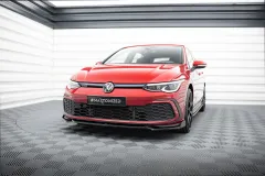 Splitter Przedni V.2 + Flaps Volkswagen Golf GTI / GTE / GTD / R-Line Mk8 Maxton największy sklep tuningowy w Polsce!