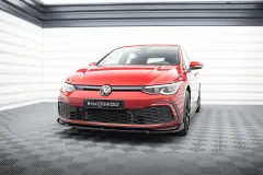 Splitter Przedni V.3 + Flaps Volkswagen Golf GTI / GTE / GTD / R-Line Mk8 Maxton największy sklep tuningowy w Polsce!
