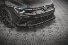 Splitter Przedni V.2 + Flaps Volkswagen Golf R Hatchback / Variant  Mk8 Maxton największy sklep tuningowy w Polsce!