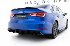 Dokładka Tylna Audi S3 Sedan 8V Maxton największy sklep tuningowy w Polsce!