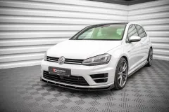 Splitter Przedni V.4 Volkswagen Golf R / R-Line Mk7 Maxton największy sklep tuningowy w Polsce!