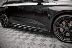 Dokładki progów Street Pro + Flaps Audi RS3 Sportback 8Y Maxton największy sklep tuningowy w Polsce!