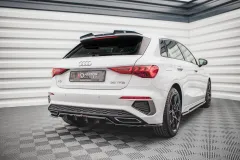 Splitter Tylny (Z Dyfuzorem) Audi A3 S-Line Sportback 8Y Maxton największy sklep tuningowy w Polsce!