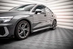 Dokładki progów Street Pro + Flaps V.1 Audi S3 / A3 S-Line 8Y / 8Y Facelift Maxton największy sklep tuningowy w Polsce!