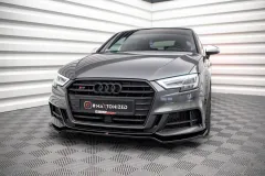 Splitter Przedni V.2 Audi S3 / A3 S-Line Sportback 8V Facelift Maxton największy sklep tuningowy w Polsce!