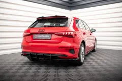 Dokładka Tylna Street Pro + Flaps Audi A3 Sportback 8Y Maxton największy sklep tuningowy w Polsce!