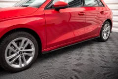 Dokładki progów Street Pro + Flaps Audi A3 8Y Maxton największy sklep tuningowy w Polsce!