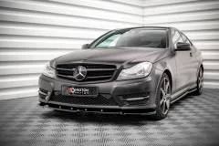 Splitter Przedni V.1 Mercedes-Benz C Coupe / Sedan / Estate  AMG-Line C204 / W204 Facelift / S204 Facelift Maxton największy sklep tuningowy w Polsce!