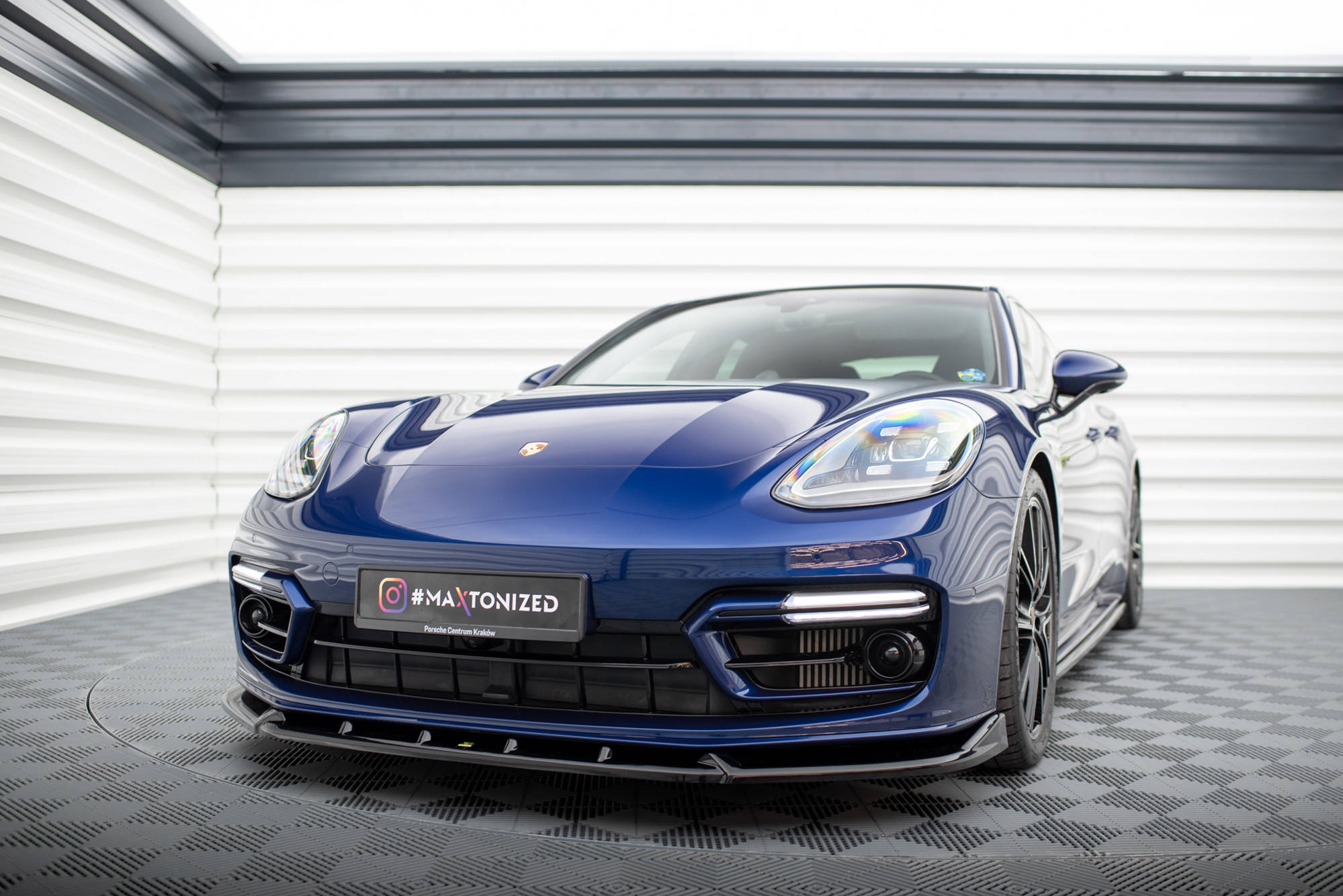 Splitter Przedni V.2 Porsche Panamera E-Hybrid 971 Facelift Maxton największy sklep tuningowy w Polsce!