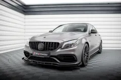 Splitter Przedni Street Pro + Flaps Mercedes-AMG C63 Sedan / Estate W205 Facelift Maxton największy sklep tuningowy w Polsce!