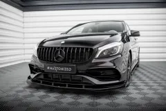 Splitter Przedni Street Pro + Flaps Mercedes-Benz A AMG-Line W176 Facelift Maxton największy sklep tuningowy w Polsce!