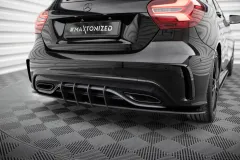 Dyfuzor Tylny Street Pro Mercedes-Benz A AMG-Line W176 Facelift Maxton największy sklep tuningowy w Polsce!
