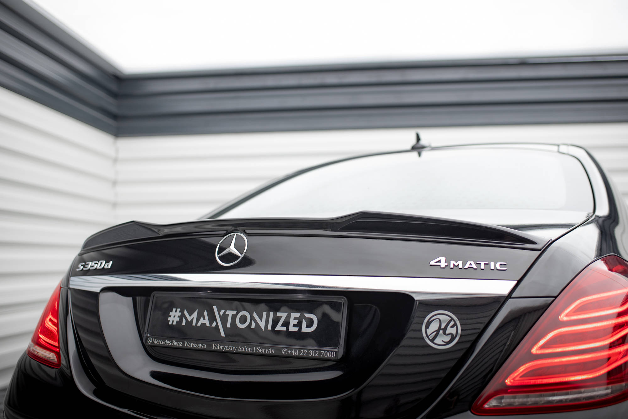 Spoiler Cap 3D Mercedes-Benz S W222 / W222 Facelift Maxton największy sklep tuningowy w Polsce!