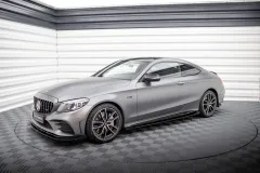 Dokładki progów Street Pro + Flaps Mercedes-AMG C43 Coupe / Cabrio C205  Facelift / A205 Facelift Maxton największy sklep tuningowy w Polsce!