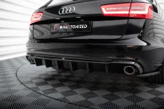Dokładka Tylna Audi A6 Sedan / Avant C7 (Wersja z pojedynczymi wydechami z dwóch stron) Maxton największy sklep tuningowy w Polsce!