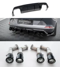 Dokładka Tylna V.3 + Końcówki Wydechu Cupra Formentor VZ Mk1 / Mk1 Facelift Maxton największy sklep tuningowy w Polsce!