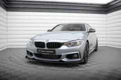 Splitter Przedni Street Pro + Flaps BMW 4 Coupe / Gran Coupe / Cabrio M-Pack F32 / F36 / F33  Maxton największy sklep tuningowy w Polsce!