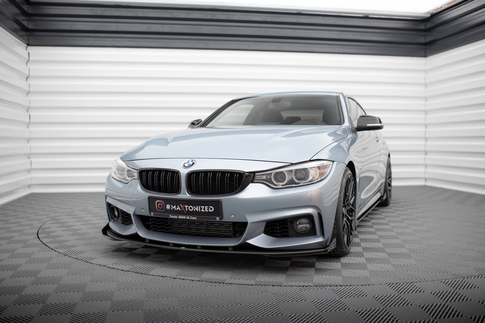 Splitter Przedni Street Pro + Flaps BMW 4 Coupe / Gran Coupe / Cabrio M-Pack F32 / F36 / F33  Maxton największy sklep tuningowy w Polsce!