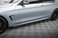 Dokładki progów Street Pro + Flaps BMW 4 Coupe / Gran Coupe / Cabrio M-Pack F32 / F36 / F33  Maxton największy sklep tuningowy w Polsce!