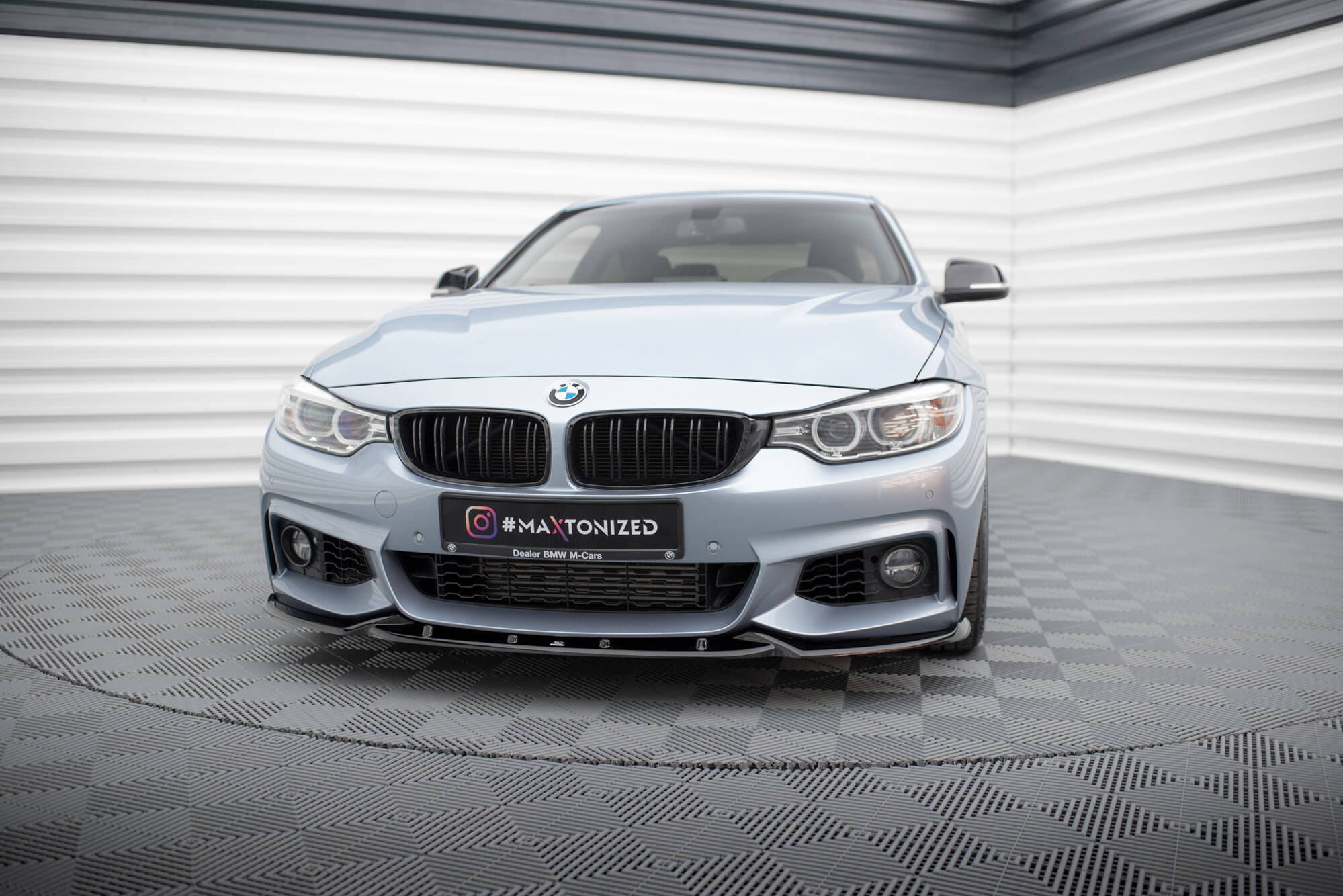 Splitter Przedni V.3 BMW 4 Coupe / Gran Coupe / Cabrio M-Pack F32 / F36 / F33 Maxton największy sklep tuningowy w Polsce!