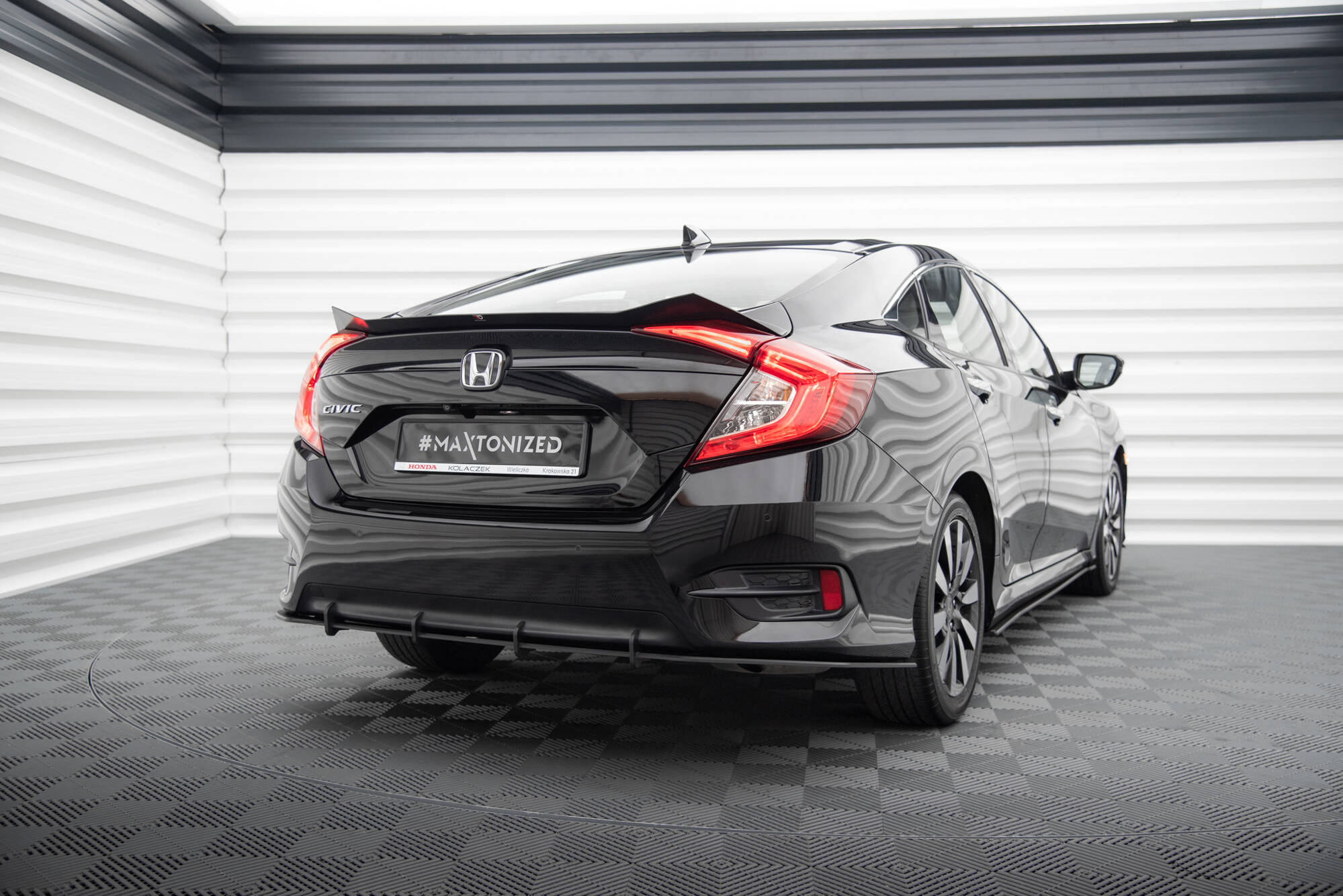Dyfuzor Tylny Street Pro Honda Civic Mk10 Maxton największy sklep tuningowy w Polsce!