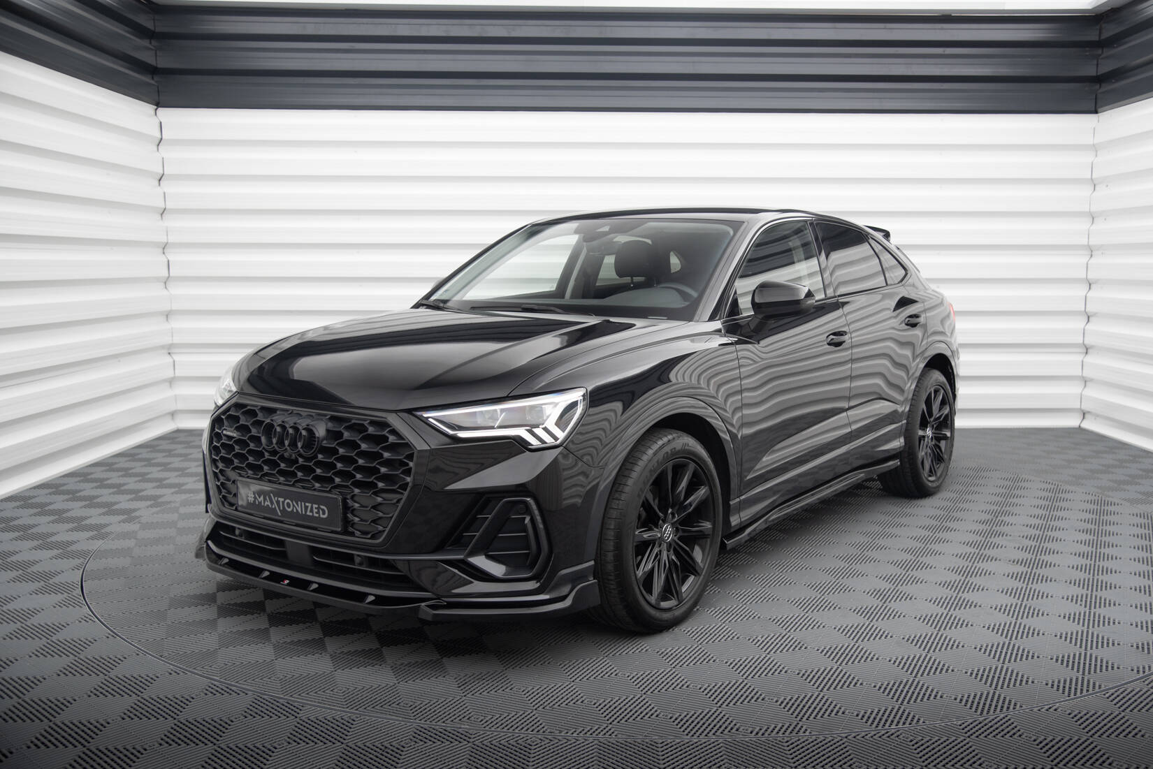 Splitter Przedni V.2 Audi Q3 Sportback F3 Maxton największy sklep tuningowy w Polsce!