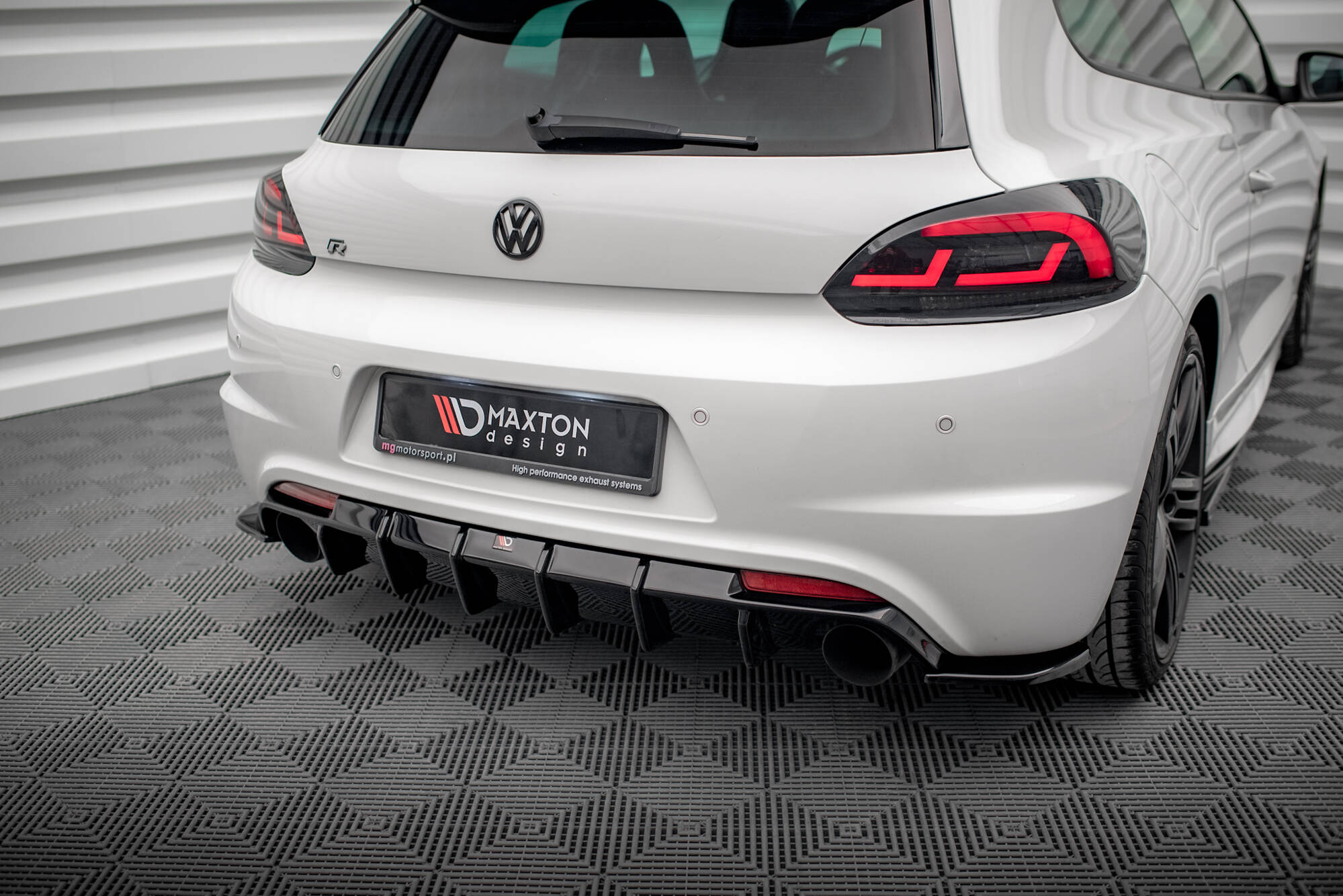Dokładka Tylna V.1 Volkswagen Scirocco R Mk3 Maxton największy sklep tuningowy w Polsce!
